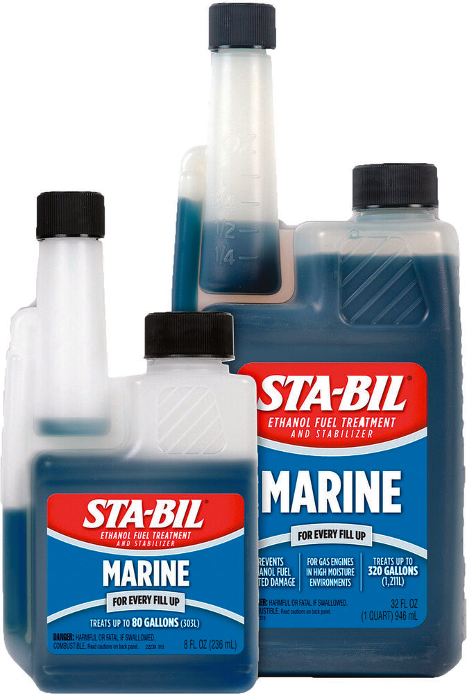 Sta-bil 57-1129 22260/22239 MARINE ETHANOL FUEL TREATMENT AND STABILIZER 8OZ 6/CASE