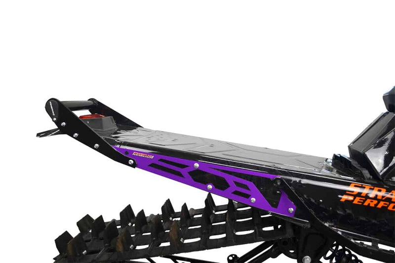 Straightline Performance Hide 'N' GO Rear Bump Black Purple POL - 182-123-PURPLE Polaris RMK / RMK 850 2022