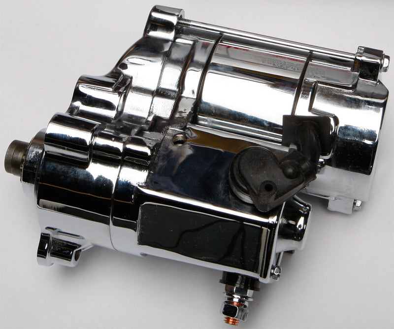 All Balls Sportster Starter 1.4KW Chrome - 80-1010 For Harley Sportster 1981-2021 | Buell Motorcycles 1995-2009 | Beta 400 / 450 2005-2006