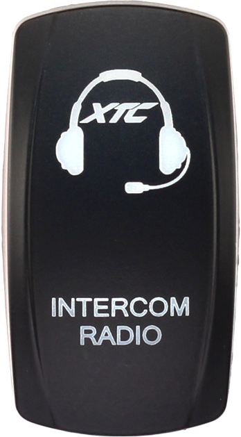 Xtc Power Products Dash Switch Rocker Face Intercom Radio - SW00-00115027