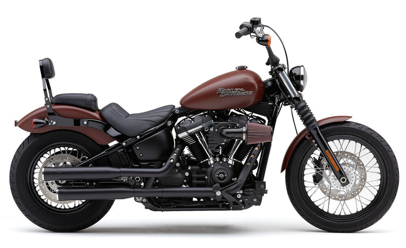 Cobra 3" RPT Slip-ONS Black Softail - 6057B For Harley Softail 2018-2024