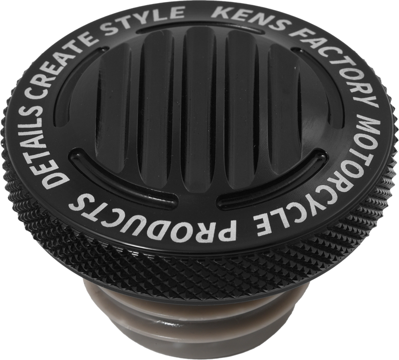 Kens Factory 563-03102 KFC-10 NL GAS CAP FINNED BLACK RACHET SCREW RH