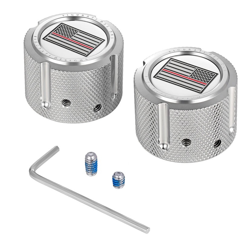 Figurati Designs Axle Nut Cover - FD73-FAC-SS For Harley Motorcycles 2002-2022