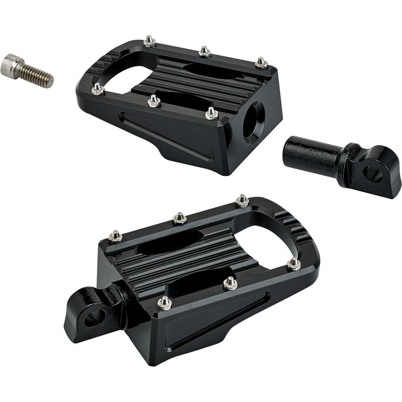 Biltwell Punisher Footpeg Classic Black - 7005-203-01 For Harley Softail 2018-2020
