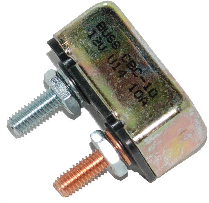 Namz Custom Cycle 850-08438 NCB-1001 UNIV 10-AMP CIRCUIT BREAKER OEM # 74590-93 10-32 STUDS EA