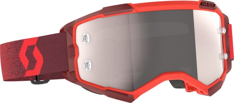 Scott 51-5635 272828-0004269 FURY GOGGLE RED SILVER CHROME WORKS