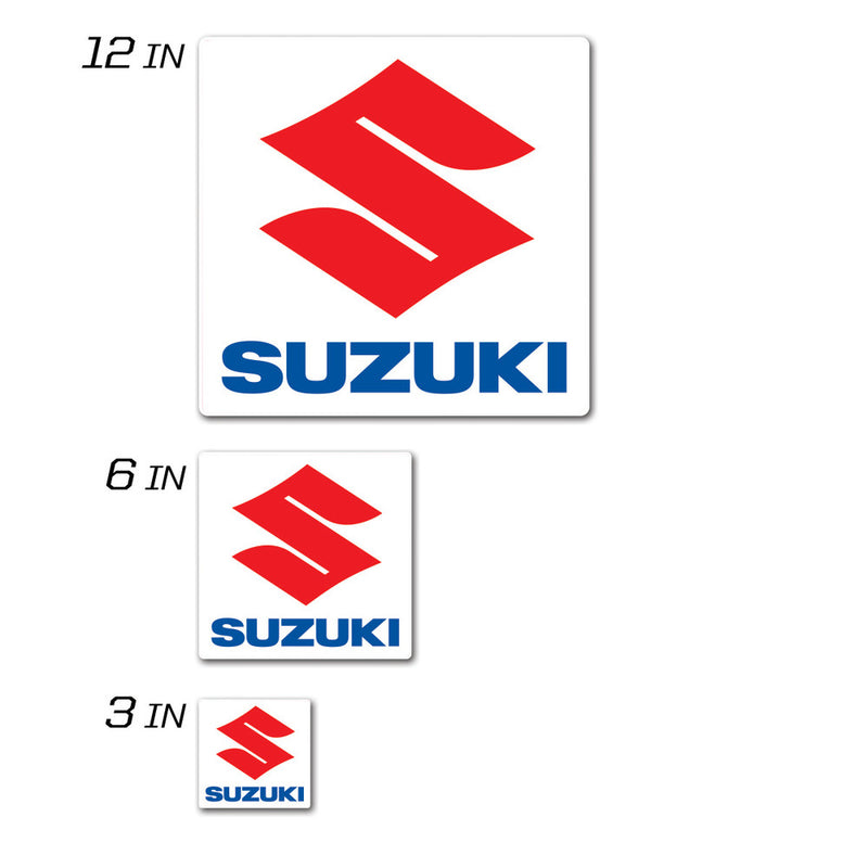 D-cor 862-40109 40-40-109 SUZUKI ICON DECAL 6" SQUARED SUZUKI ICON DECAL 6" SQUARED