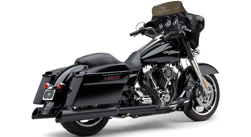 Cobra 4.5" Uppercut Slip-ON Black FLH FLT - 6288RB For Harley Touring 1995-2016
