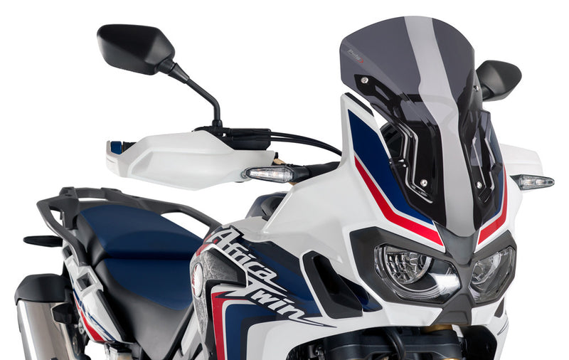Puig Hi-Tech Parts Windscreen Racing Dark Smoke - 8904F Honda CRF1000L Africa Twin 2016-2018