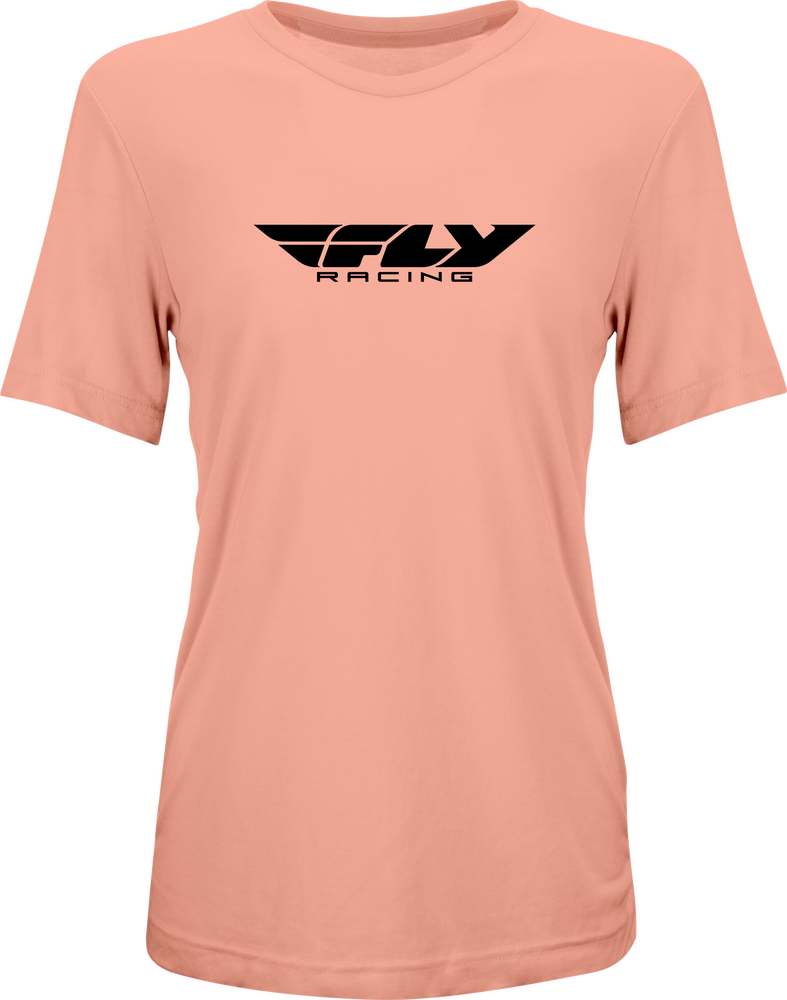 Fly Racing 356-0102S 356-0102S WOMEN'S FLY ORIGIN CORP TEE PEACH SM
