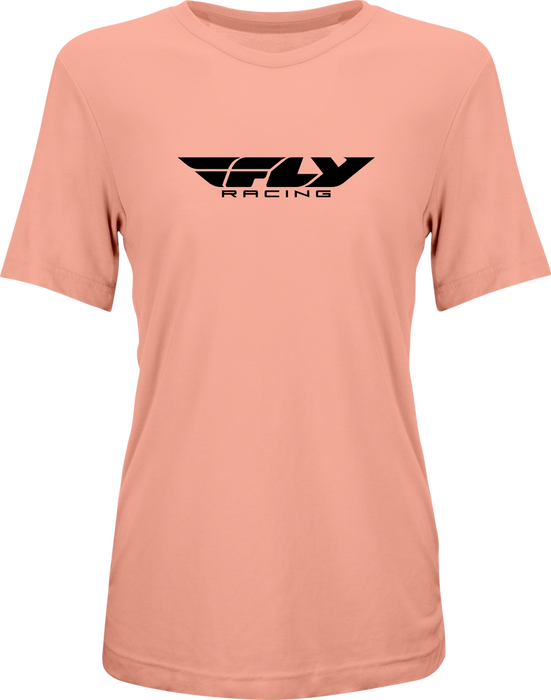 Fly Racing 356-0102M 356-0102M WOMEN'S FLY ORIGIN CORP TEE PEACH MD