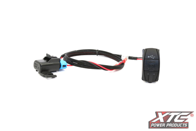 Xtc Power Products Plug N Play Dual USB Power POL - RZR-SW-USB-2B Polaris RZR 2015-2018