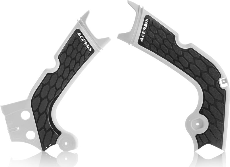 Acerbis X-Grip Frame Guard White Black - 2630711035 Honda CRF450R / CRF450RX / CRF250R / CRF250RX 2017-2019