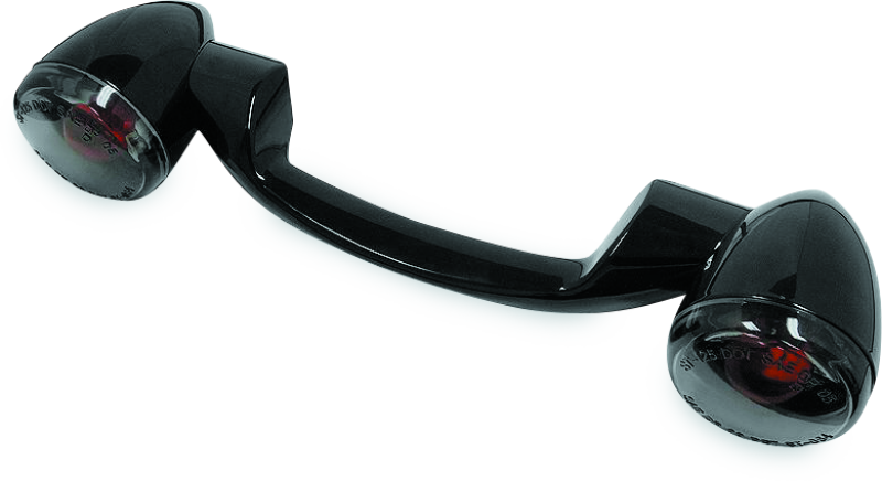 Bikers Choice 491159 91-08 Touring 86-17 Flst Narrow Black Rear Turn Signal Bar Kit W/smoke Lens - Photo - Primary