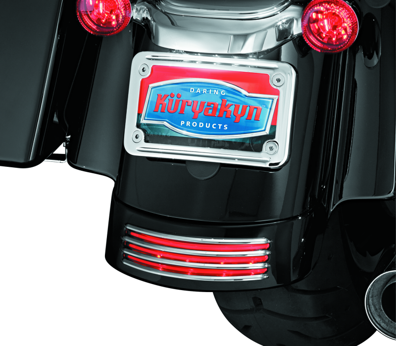 Kuryakyn 7797 Rear Fender Accents Flhx & Fltr Models Chrome - User 1