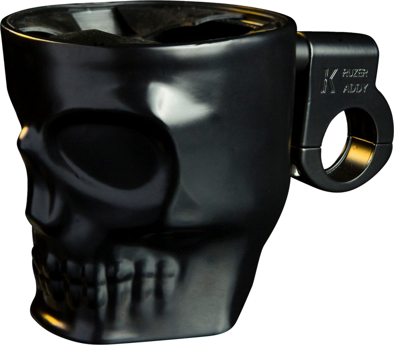 Kruzer Kaddy 571-6109 1080 SKULL BAR MOUNT HOLDER BLACK