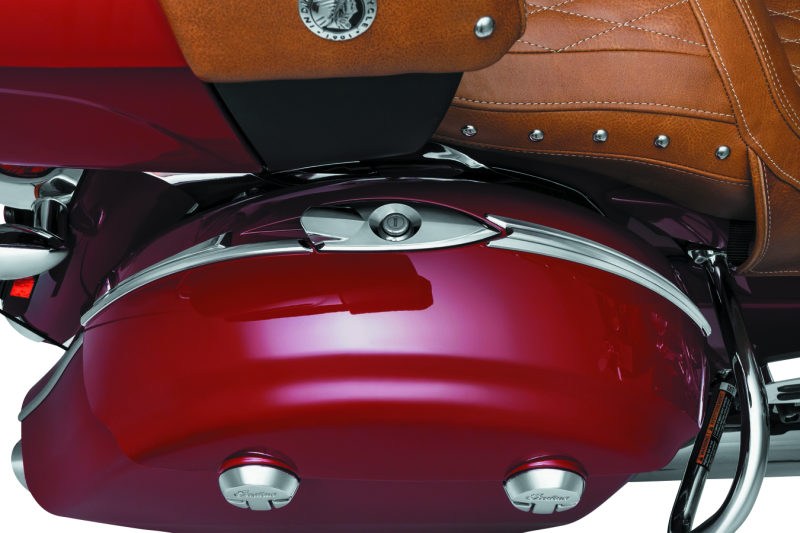 Kuryakyn 5670 Saddlebag Top Trim Indian Chrome - User 1