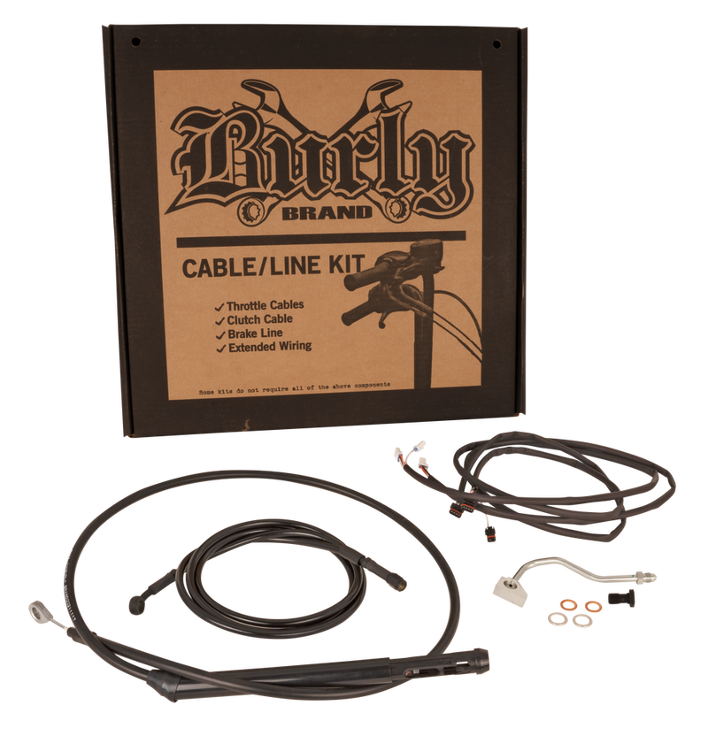 Burly Brand Cntrl Kit 15" Bagger Black ` Flht CU K KL Flhx S W - B30-1315 For Harley Touring 2021-2024