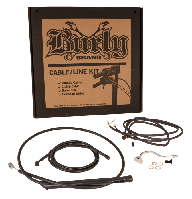 Burly Brand 750-05244 B30-1314 CNTRL KIT 13" BAGGER BLK `21-22 FLHT/CU/K/KL FLHX/S W/