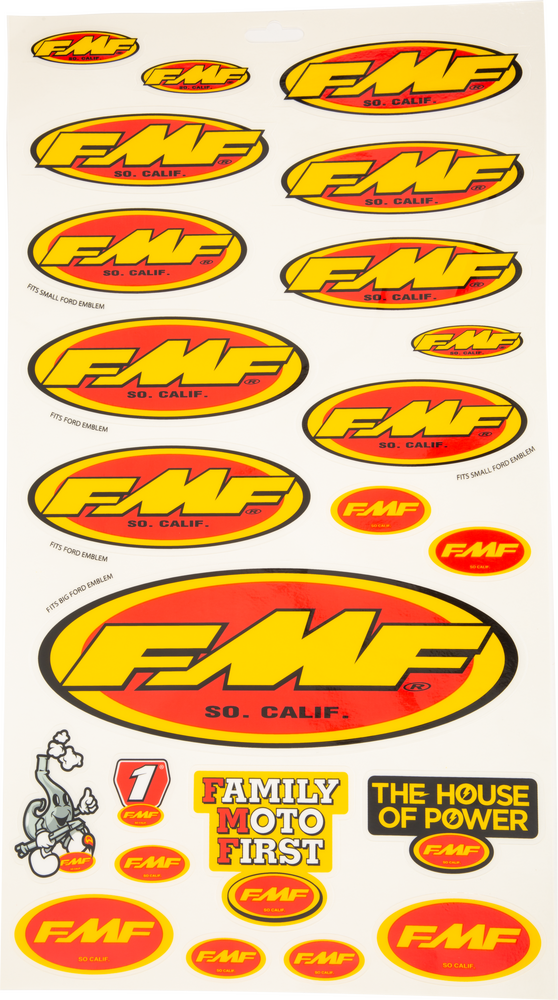 Fmf 79-0022 014800 ASSORTED STICKER SHEET