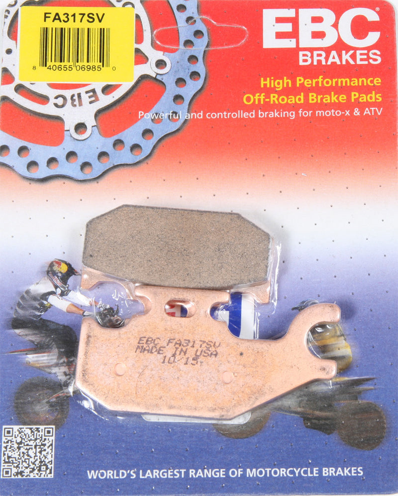 EBC Brake Pads - FA317SV For Bombardier Outlander 2003-2006 | Can-Am Outlander / Maverick / Commander 2011-2012 | Suzuki 500F Vinson 4x4 2002