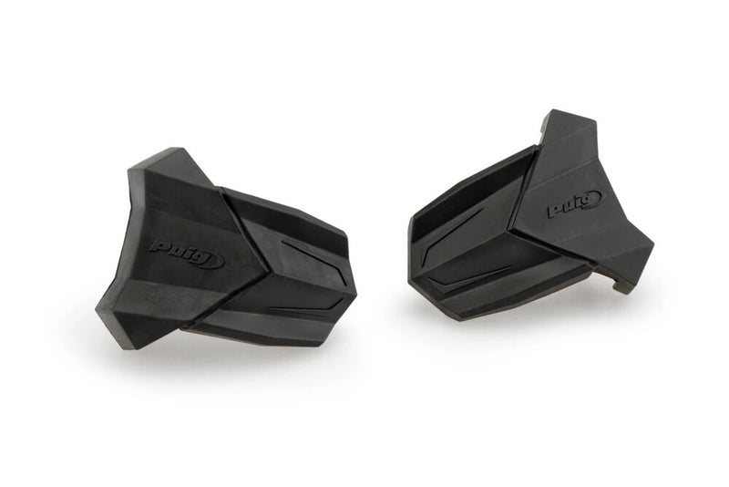 Puig Hi-tech Parts 561-3148BK 3148N RUBBER END REPLACEMENT FRAME SLIDER R19 PAIR BLACK