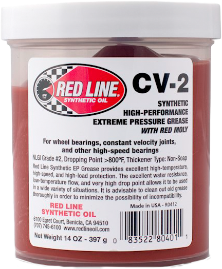 Red Line 57-6570 80401 CV-2 GREASE W/ MOLY 14OZ JAR