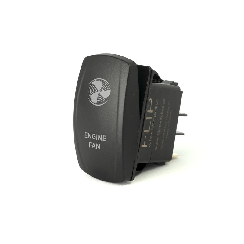 Flip 12-9105 SC1-AMB-A7 ENGINE FAN ACCESSORY SWITCH PRO SERIES BACKLIT