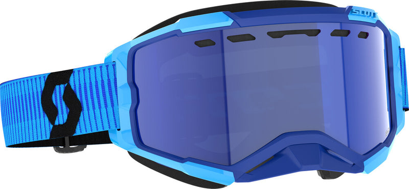 Scott Fury Snowcross Goggle Blue Black Enhcr Blue Chrm - 278605-1034347