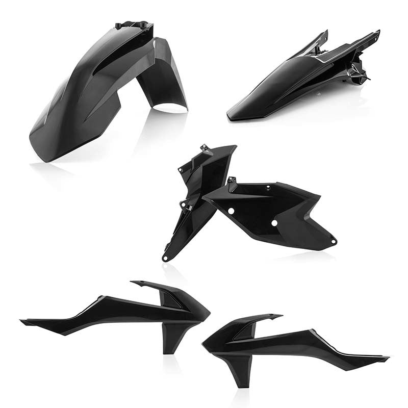 Acerbis 2634060001 17-19 KTM XC-W150/250/300/ EXC-F250/350/450/500 Plastic Kit - Black - Photo - Primary