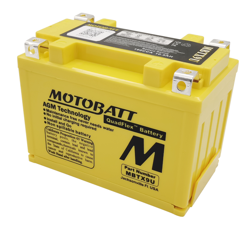 Motobatt 491-1006 MBTX9U BATTERY MBTX9U SEALED FACTORY ACTIVATED