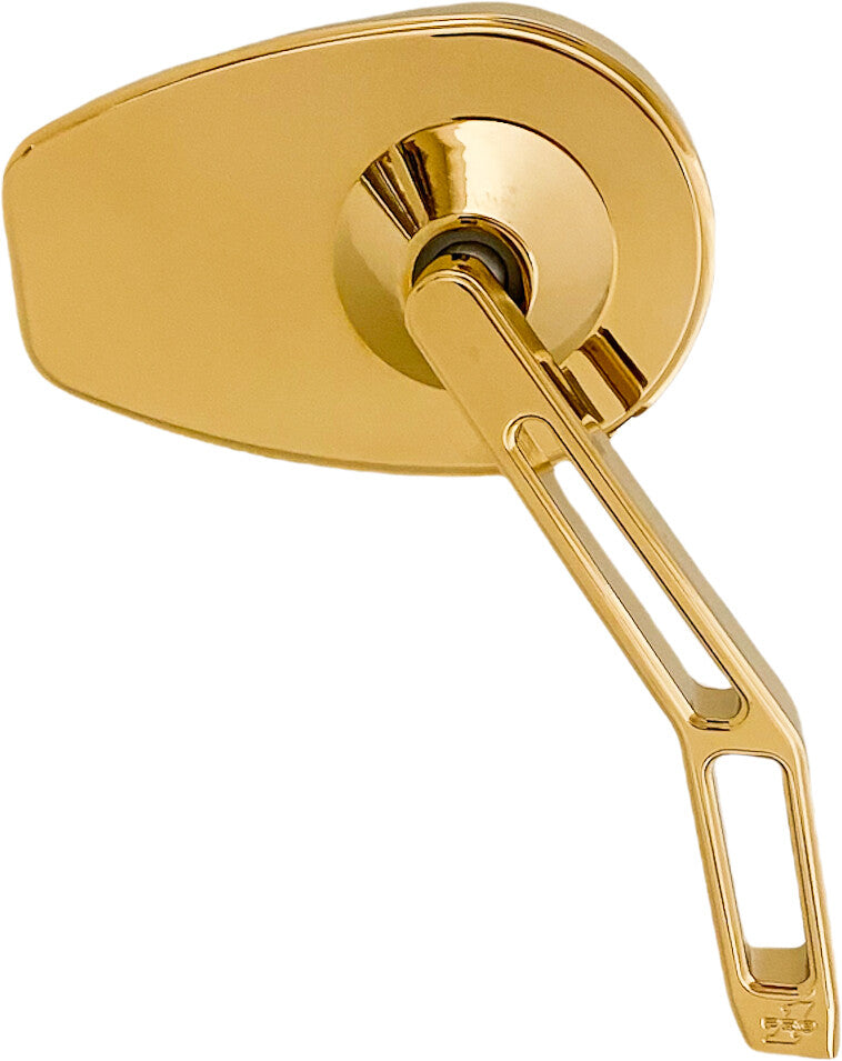 Pro One 812-02115 102110TIN MICRO MIRROR V2 CUT STEM RIGHT GOLD TIN