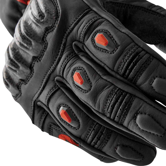 Rst 556-3650110 103650RED-10 S1 GLOVE BLK/RED LEATHER LG