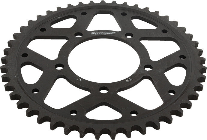 Supersprox 106-82947 RFE-829-47-BLK REAR SPROCKET STEEL 47T-530 BLK SUZ
