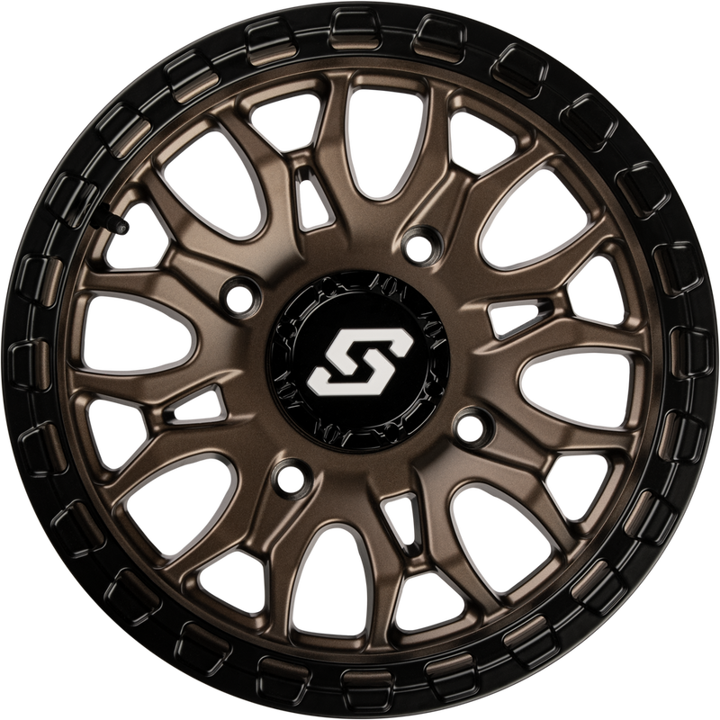 Sedona 570-9159 A-S28Z-57056+10 IGNITION WHEEL 15X7 4/156 +10MM BRONZE/BLK