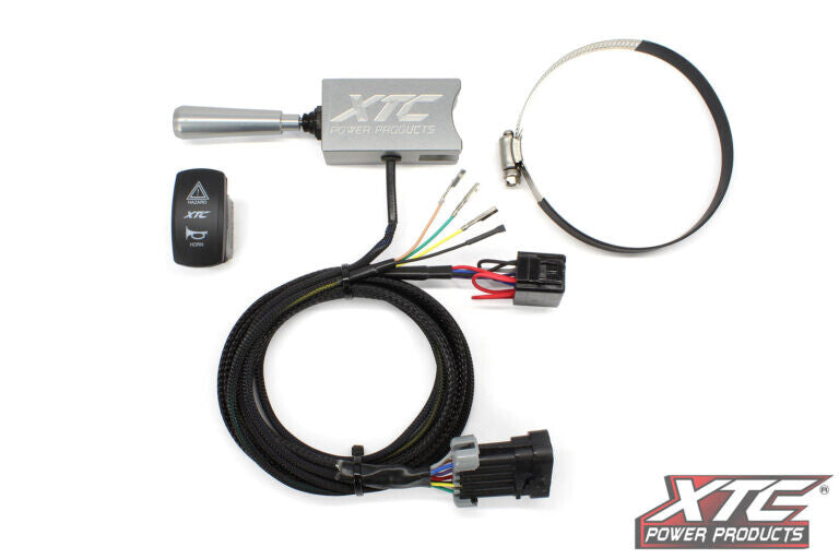 Xtc Power Products 630-1397 ATS-L-POL-M10U-DRL AUTO TURN SIGNAL KIT W/ BILLET LEVER AND FRONT DRL LIGHTS POL