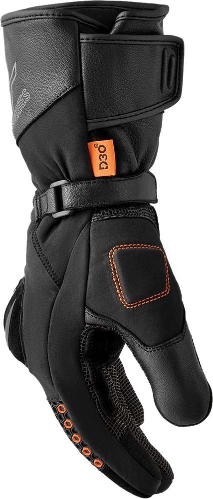 Rst 556-3704007 103704BLK-07 WOMENS ARTIC D3O WP GLOVE BLACK TEXTILE MD