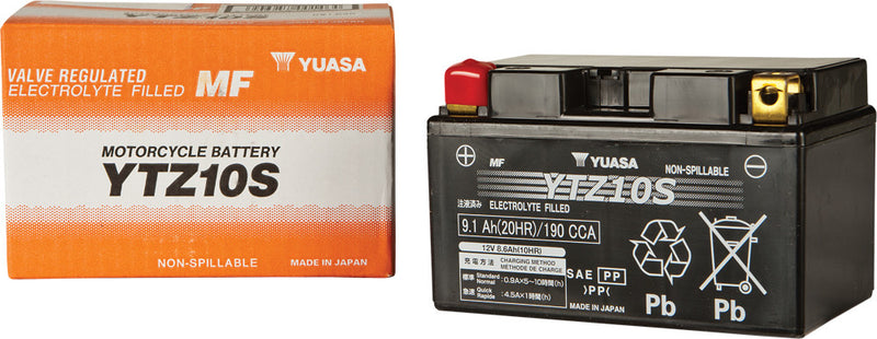 Yuasa Battery YTZ10S Sealed Factory Activated - YUAM7210A For MV Agusta Motorcycles 2005-2014 | Honda Motorcycles 2000-2023