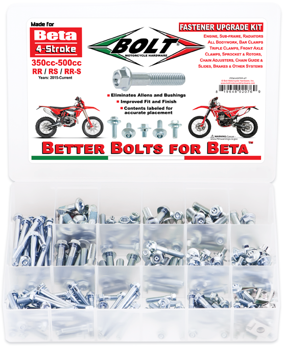 Bolt PRO-Pack Beta 4STK Rear Rear-S RS - BTPP-4T Beta Dirt Bikes 2013-2025