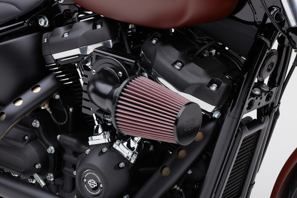 Cobra 82-96901 606-0101-06B-SB CONE AIR INTAKE SYSTEM BLACK/BLACK FLH/FLT 17-22