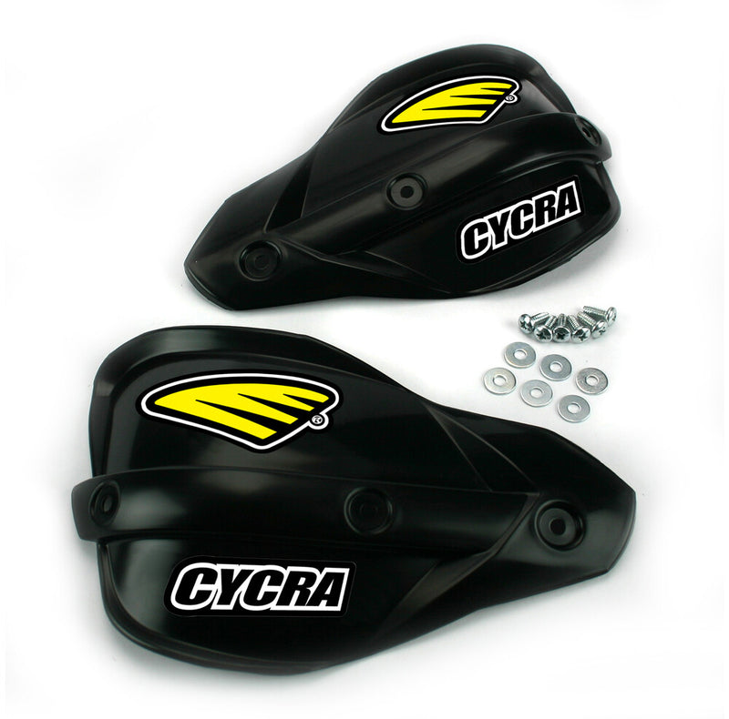 Cycra 714-1180 1CYC-1015-12 PLASTIC REPLACEMENT SHIELDS BLACK