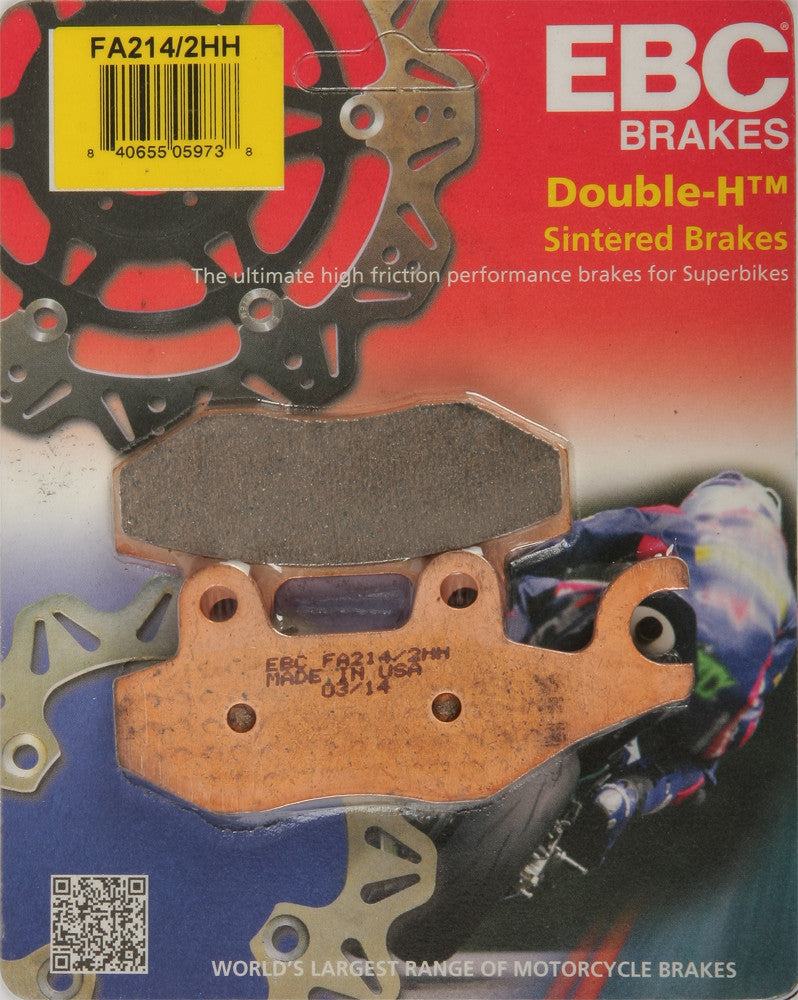 EBC Brake Pads - FA214/2HH Triumph Motorcycles 1997-2016