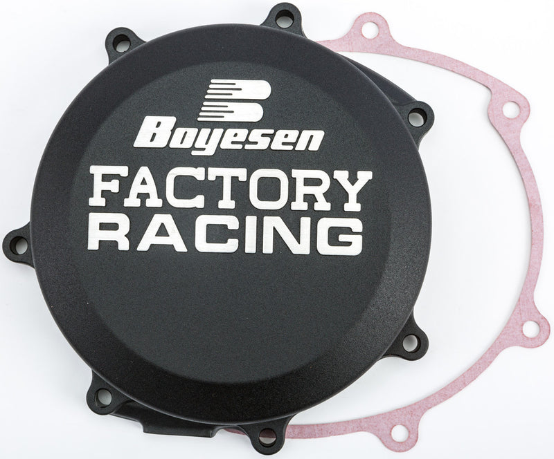 Boyesen Factory Racing Clutch Cover Black - CC-37AB Yamaha YZ 250 / WR 250 2014-2019