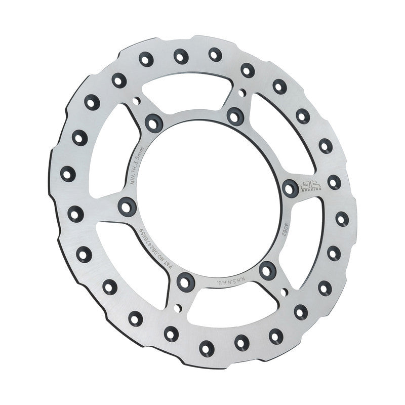 JT Sprockets Rear Brake Rotor SS Self Cleaning - JTD4062SC01 Yamaha Dirt Bikes 2002-2018