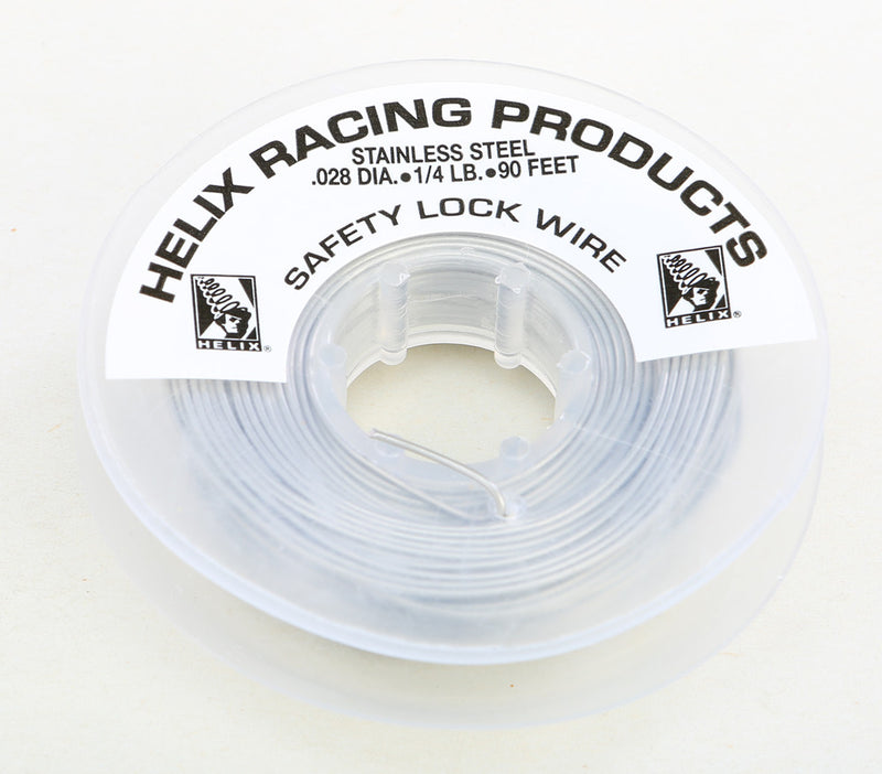 Helix Safety Lock Wire 1/4LB Spool 0.028 DIA - 112-0028