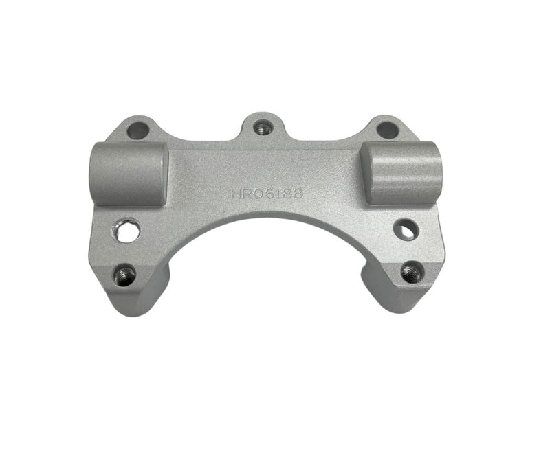 Helibars 281-0526 HR06188-RB HANDLEBAR RISERS SILVER W/RAM BALL TRI