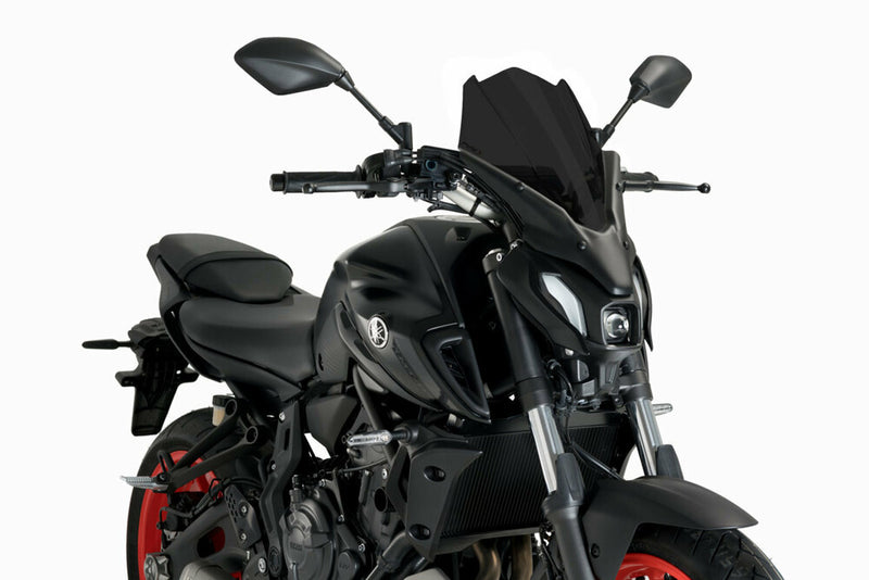Puig Hi-tech Parts 561-20619D 20619F WINDSCREEN NAKED NEW GEN TOURING DARK SMOKE YAM