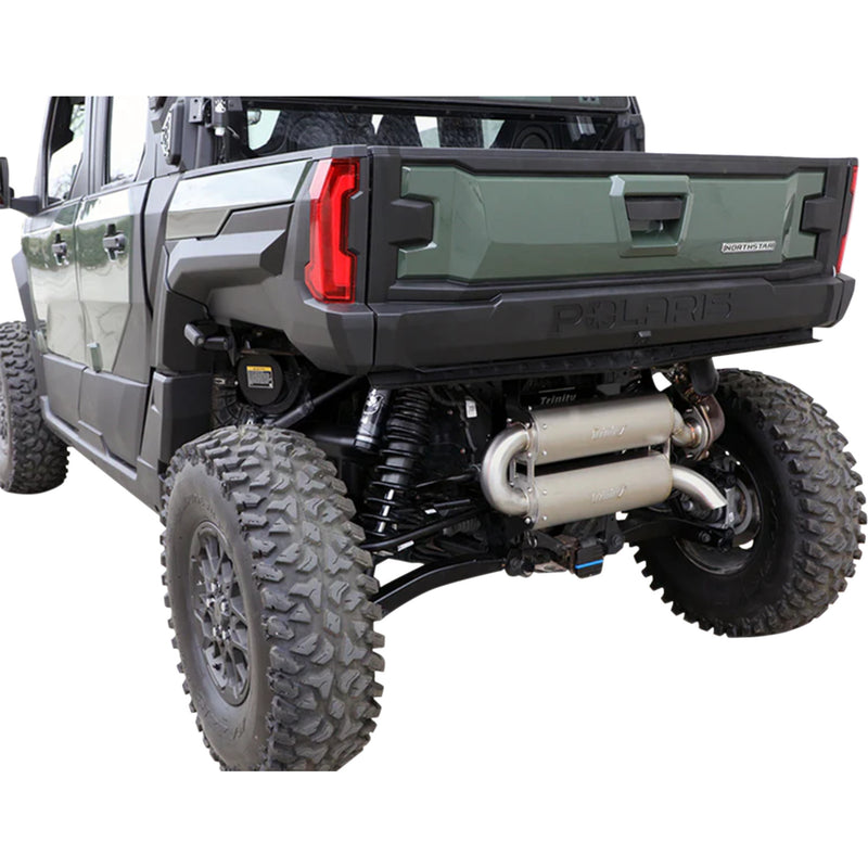 TRINITY RACING 1831-1095 TR-4191S Quiet Slip-On Muffler stainless steel - dual - xpedition