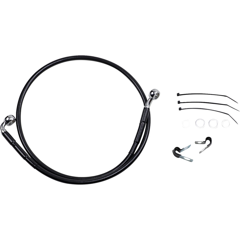 Drag Specialties Brake Line - 1741-2556 For Harley Super Glide 1999-2005