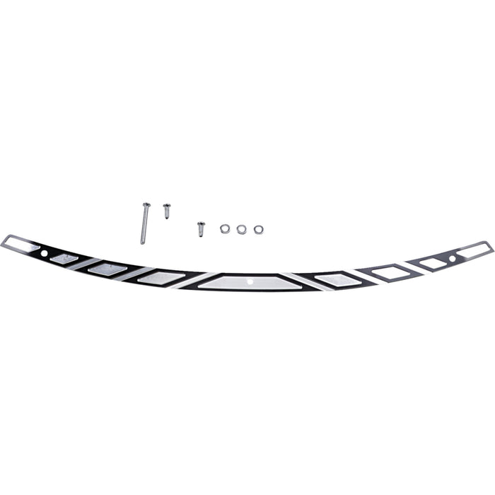 KLOCK WERKS 2350-0319 KWW-01-0359 Flare™ Series Windshield Trim - Aztec - Black Contrast